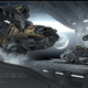 Illustration for article titled Breathtaking Concept Art of emElysium/ems Spaceship Hangar and Robot Deck